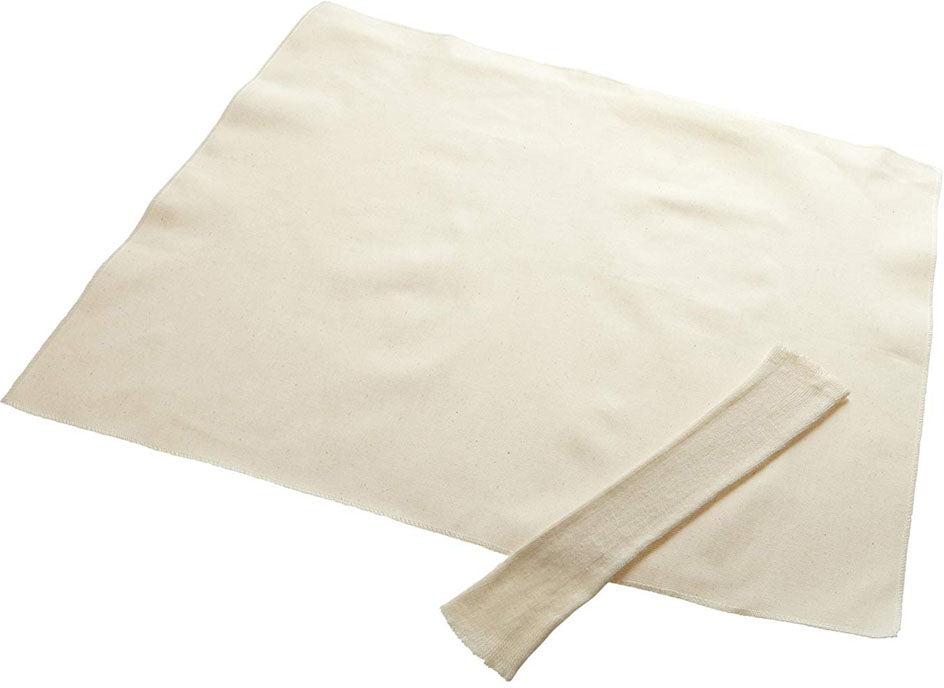 Regency Wraps - Natural Pastry Cloth & Rolling Pin Cover, Set of 2 - RW1050N