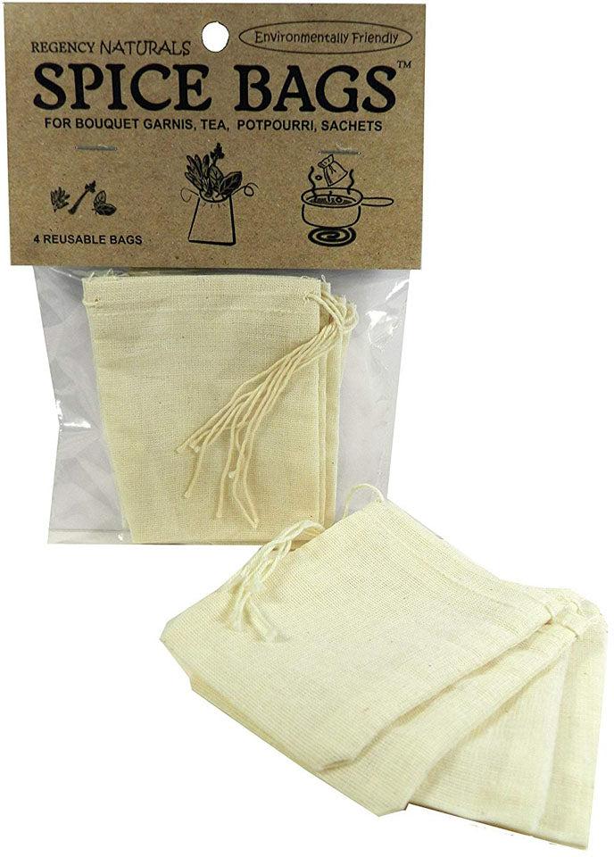 Regency Wraps - Natural Spice Bags, Set of 4 - RW950N