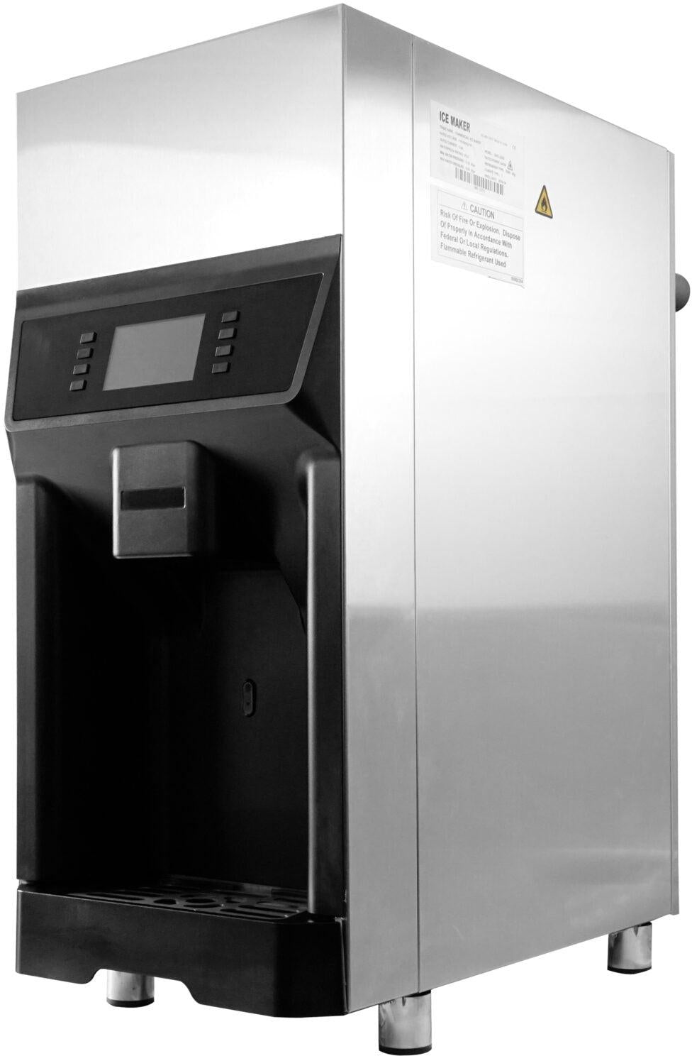 Resolute Ice Systems - 13.8" Nugget Air Cooled Water & Ice Dispenser with 220 lbs Per 24 Hours Capacity - CDIW220