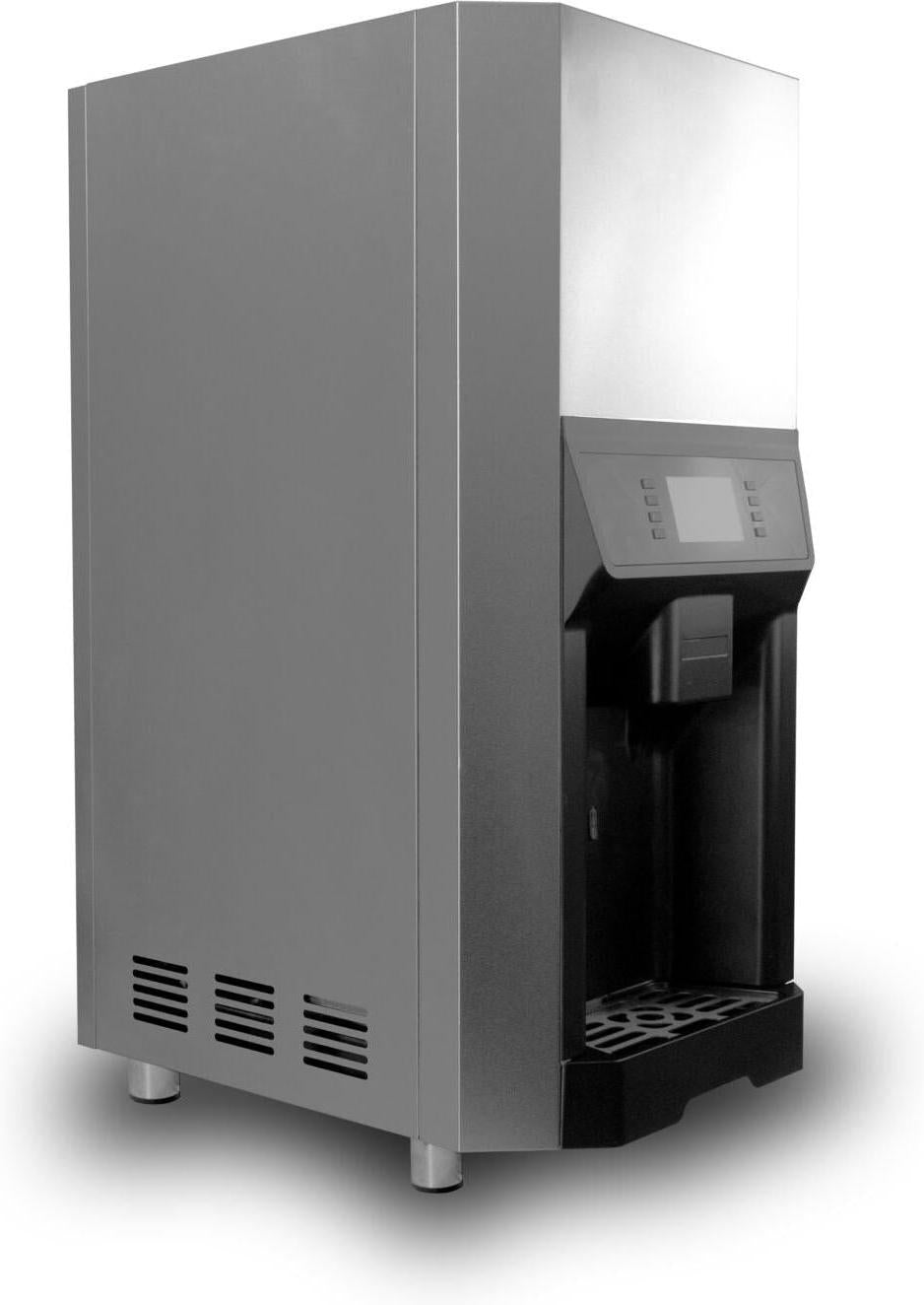 Resolute Ice Systems - 18.2" Nugget Air Cooled Water & Ice Dispenser with 360 lbs Per 24 Hours Capacity - CDIW360