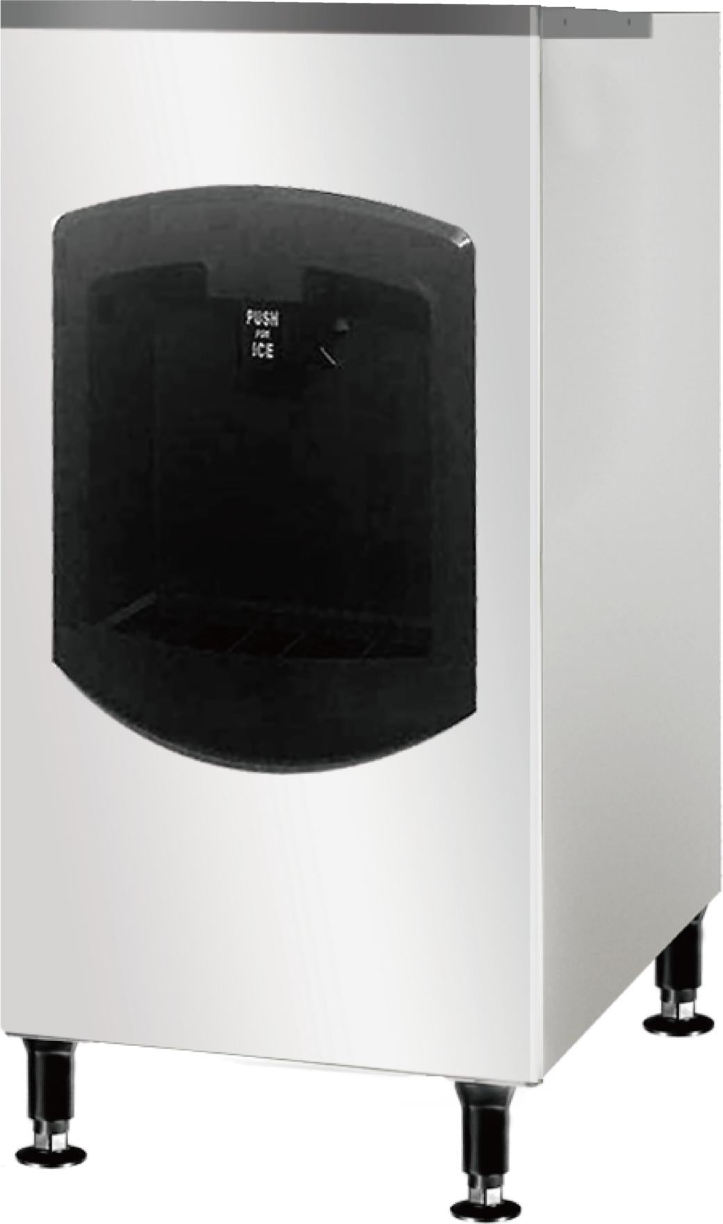 Resolute Ice Systems - 22" Stainless Steel Ice Dispensing Bin with Storage 130 lbs - IDB130