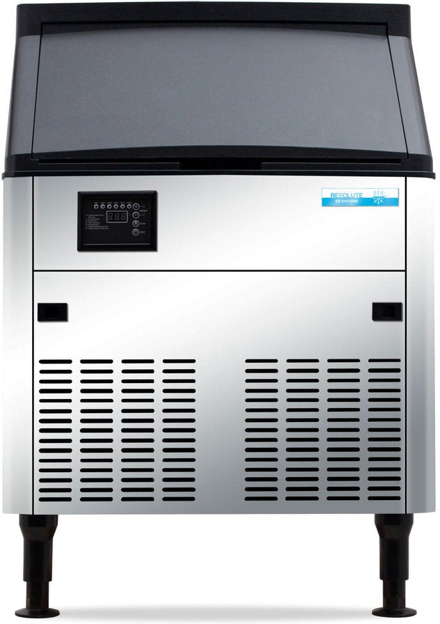 Resolute Ice Systems - 280 lb Bin Air Cooled Ice Cube Maker - ICB28080