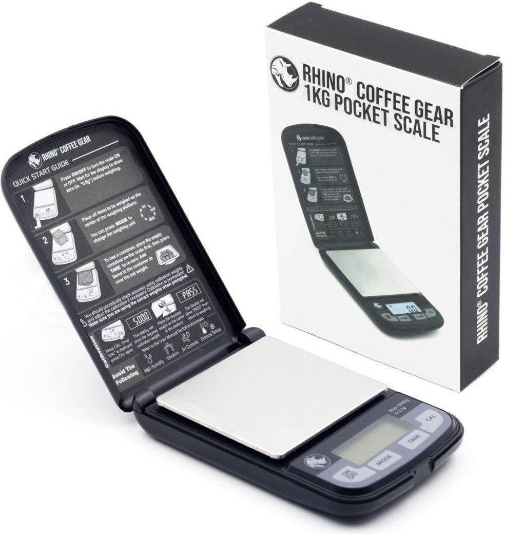 Rhino - 1 Kg Pocket Dosing Scale - RCGPOCKET1KG - Special Order Item, ETA 4-6 Weeks