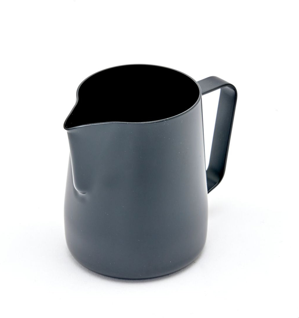 Rhino - 12 Oz (360ml) Black Stealth Milk Pitcher - RHTEF12Oz - Special Order Item, ETA 4-6 Weeks