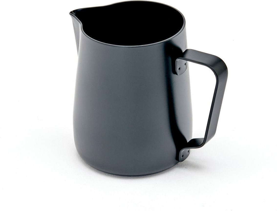Rhino - 12 Oz (360ml) Black Stealth Milk Pitcher - RHTEF12Oz - Special Order Item, ETA 4-6 Weeks
