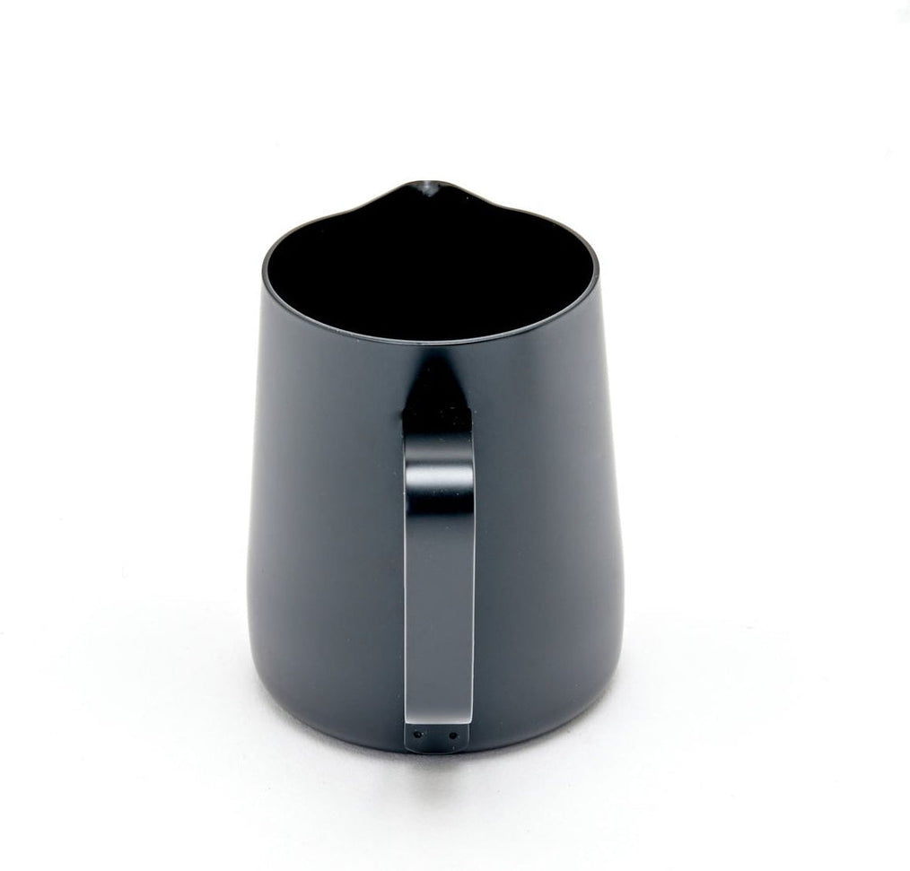 Rhino - 12 Oz (360ml) Black Stealth Milk Pitcher - RHTEF12Oz - Special Order Item, ETA 4-6 Weeks