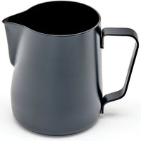 Rhino - 12 Oz (360ml) Black Stealth Milk Pitcher - RHTEF12Oz (Special Order Item)