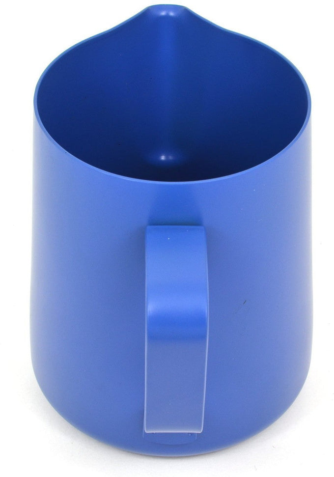 Rhino - 12 Oz (360ml) Blue Stealth Milk Pitcher - RHBLUE12Oz (Special Order Item)