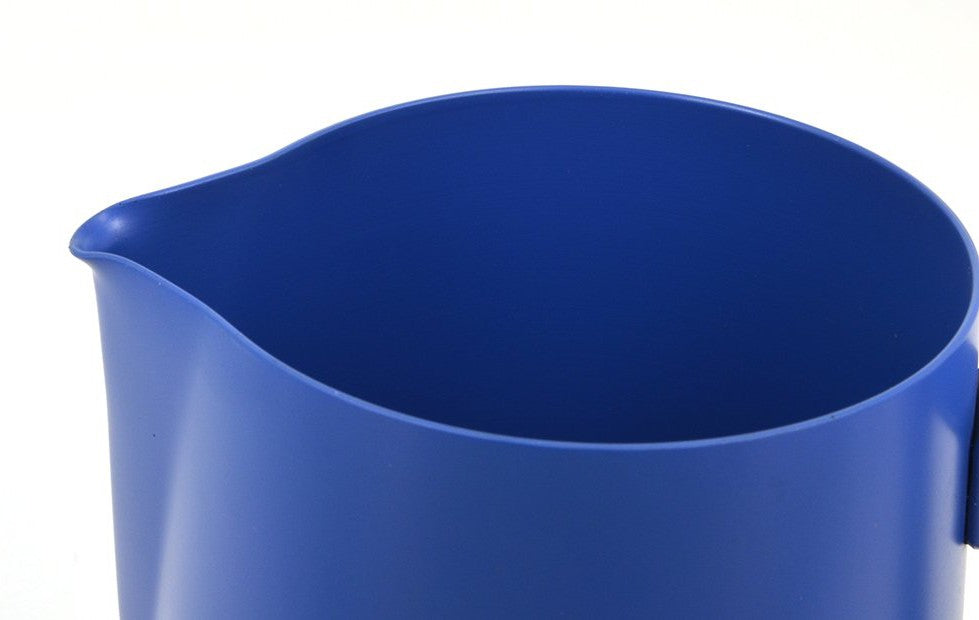 Rhino - 12 Oz (360ml) Blue Stealth Milk Pitcher - RHBLUE12Oz (Special Order Item)