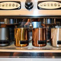 Rhino - 16 Oz Black Stainless Steel Latte Pro Milk Jug - LP480-BK - Special Order Item, ETA 4-6 Weeks