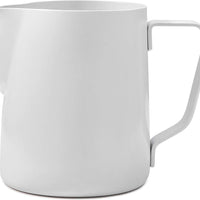 Rhino - 20 Oz (600ml) White Stealth Milk Pitcher - RHWH20Oz - Special Order Item, ETA 4-6 Weeks
