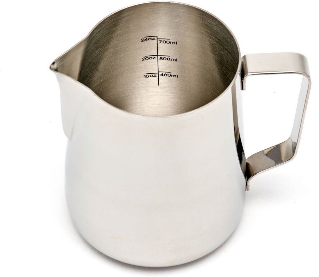 Rhino - 32 Oz (950ml) Professional Milk Pitcher Stainless Steel - RHMJ32Oz