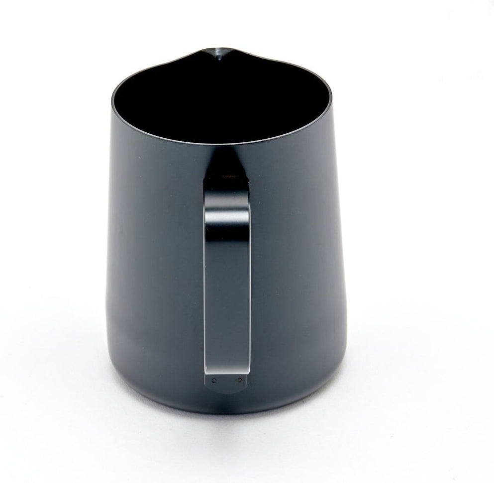 Rhino - 32 Oz Black (950ml) Stealth Milk Pitcher - RHTEF32OZ - Special Order Item, ETA 4-6 Weeks