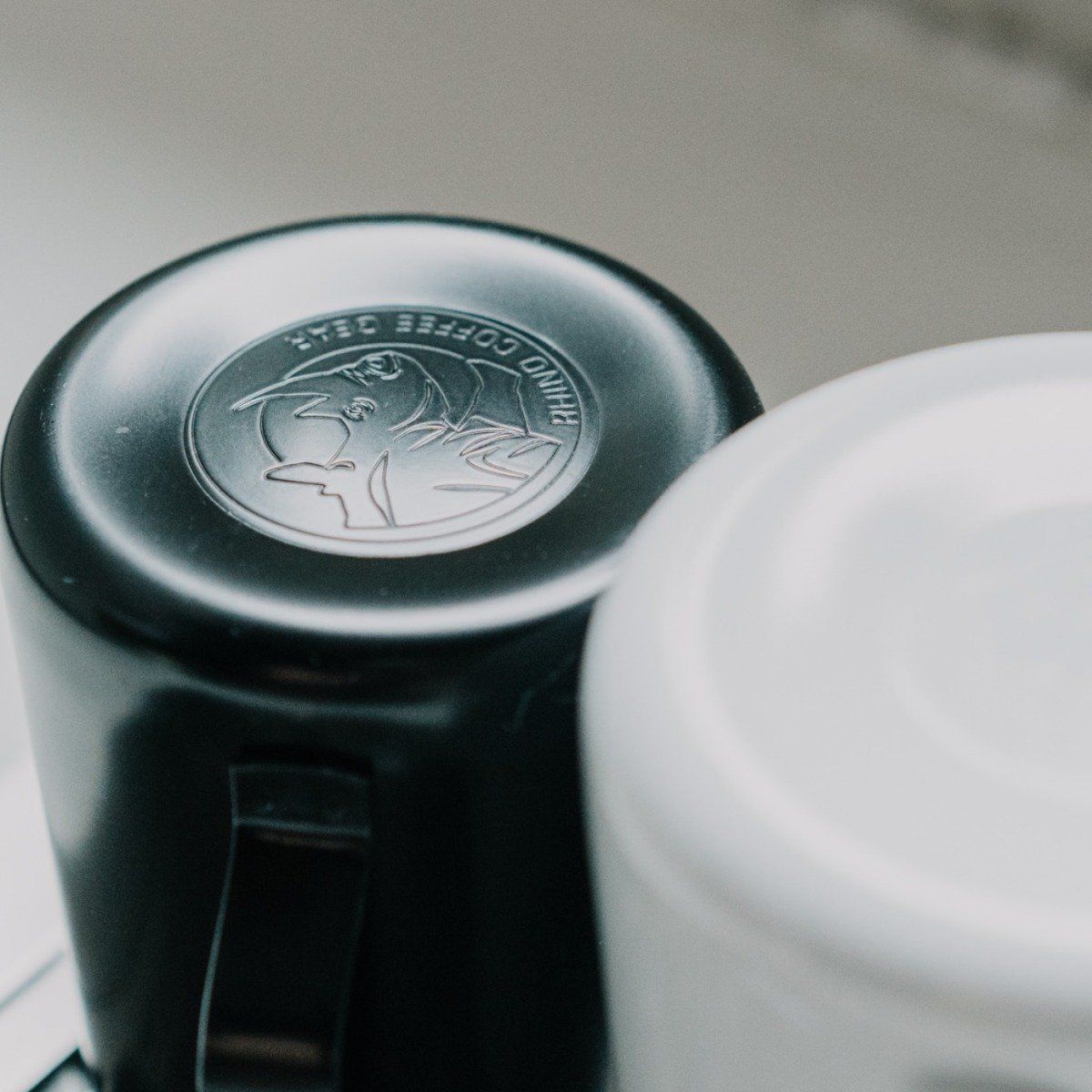 Rhino - 32 Oz Black (950ml) Stealth Milk Pitcher - RHTEF32OZ - Special Order Item, ETA 4-6 Weeks