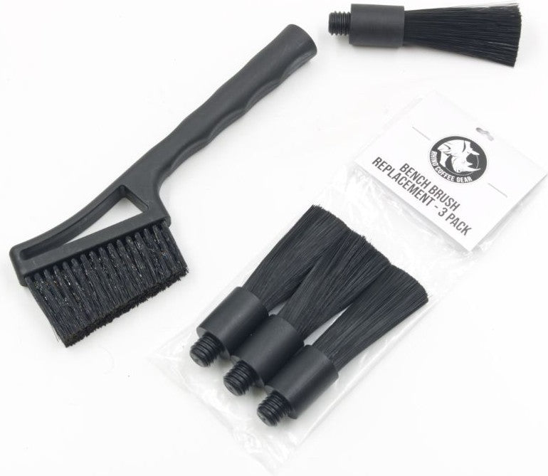 Rhino - Coffee Grinder And Bench Brush Replacement Bristles, Pack Of 3 - RHBB-3 (Special Order Item)