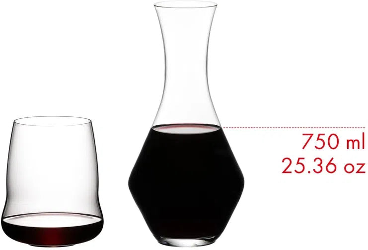 Riedel - 4 x Cabernet glasses + 1 x Merlot Decanter Stemless Wings Set - 5789/30