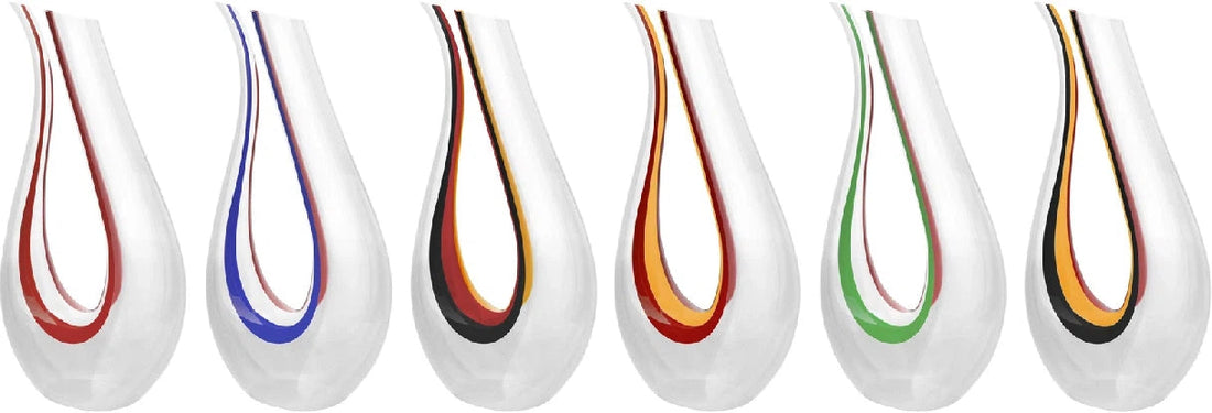 Riedel - Amadeo Decanter Belgium Edition - Black/Yellow/Red - 1756/13S28