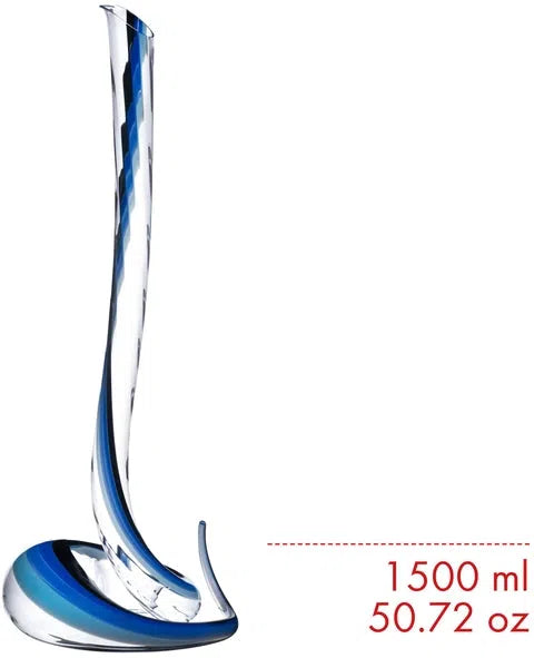 Riedel - Blue and Black Cobra Decanter - Limited Edition - 1950/25BB