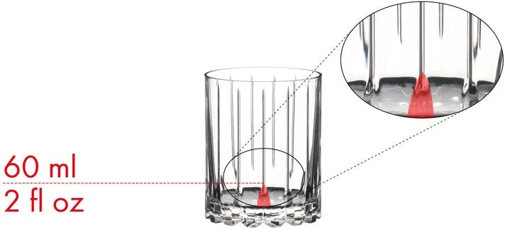 Riedel - Drink Specific Glassware Double Rocks Glass, Pack of 2 - 6417/07