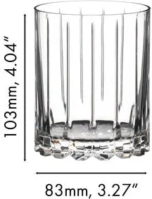 Riedel - Drink Specific Glassware Double Rocks Glass, Pack of 2 - 6417/07