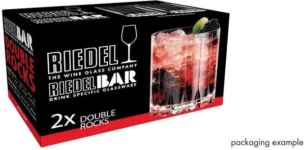 Riedel - Drink Specific Glassware Double Rocks Glass, Pack of 2 - 6417/07