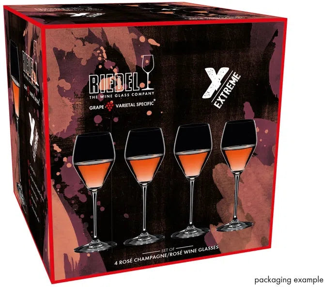 Riedel - Extreme Rose Champagne/Rose Wine Glasses, Value Gift Pack (Buy 3 Get 4) - 4411/55