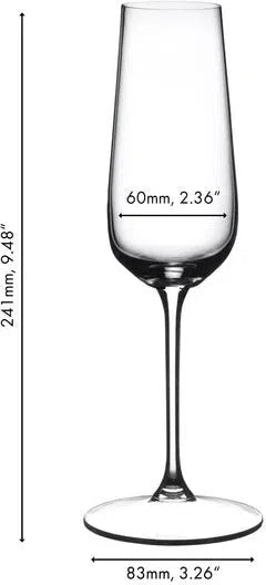 Riedel - Grape@Riedel - Champagne Flute, Pack of 2 - 6424/08