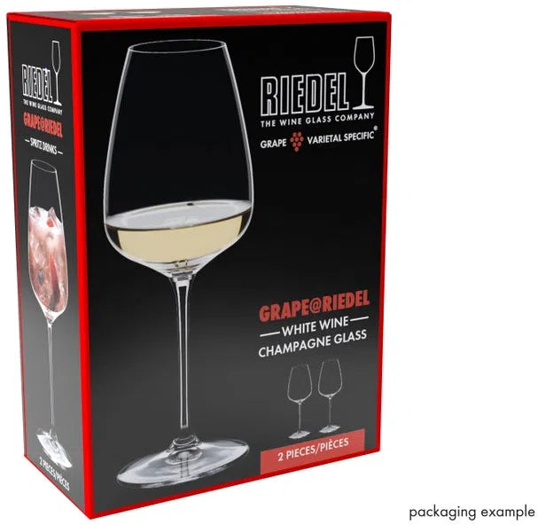 Riedel - Grape@Riedel White Wine/Champagne Glass/Spritz Drinks, Pack of 2 - 6424/05