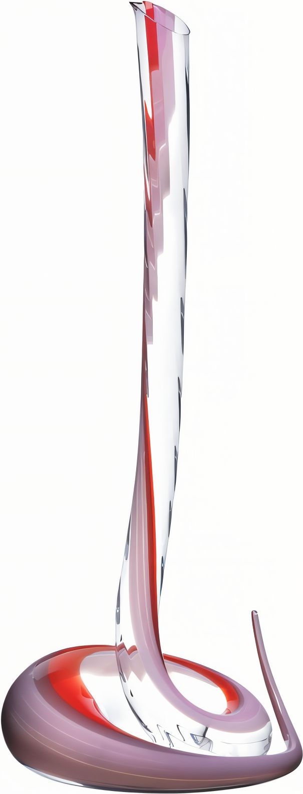 Riedel - Red and Pink Cobra Decanter - Limited Edition - 1950/25RP