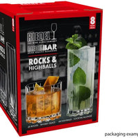 Riedel - Rocks x 4 & Highball x 4 Glassware Set - 5417/57