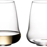 Riedel - Stemless Wings Riesling/Sauvignon/Champagne Glass, Pack of 2 - 6789/15