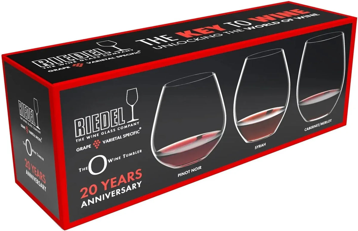 Riedel - The Key to Wine Red Wine Glasses, Set of 3 - 5414/74-1