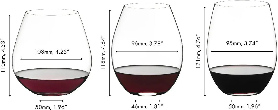 Riedel - The Key to Wine Red Wine Glasses, Set of 3 - 5414/74-1