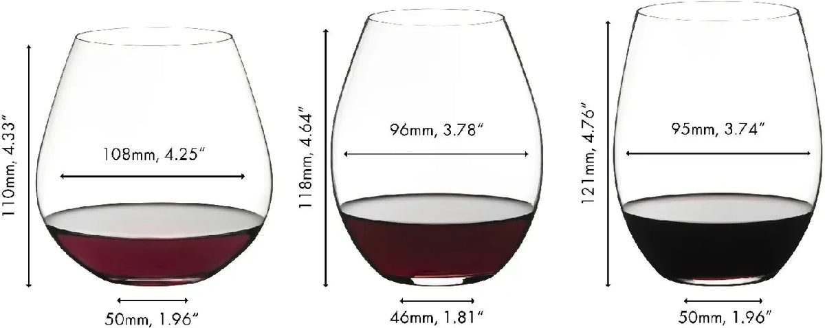 Riedel - The Key to Wine Red Wine Glasses, Set of 3 - 5414/74-1