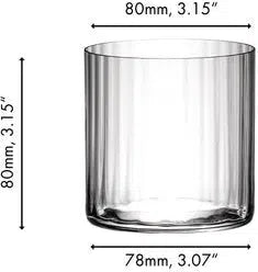 Riedel - The O Wine Tumbler - H2O Optic All Purpose Tumbler, Pack of 2 - 0414/22