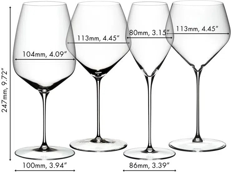 Riedel - Veloce Tasting Set, Pack of 4 - 5330/47