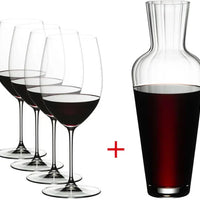 Riedel - Veritas Cabernet/Merlot + Mosel Decanter, Pack of 5 - 5449/0-MOS