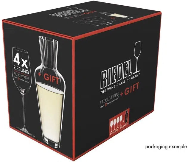 Riedel - Veritas Riesling/Zinfandel + Mosel Decanter, Pack of 5 - 5449/15-MOS