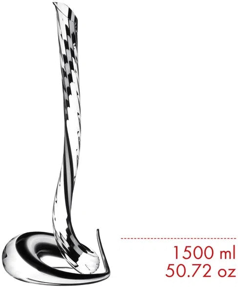 Riedel - White and Black Cobra Decanter - Limited Edition - 1950/25WB