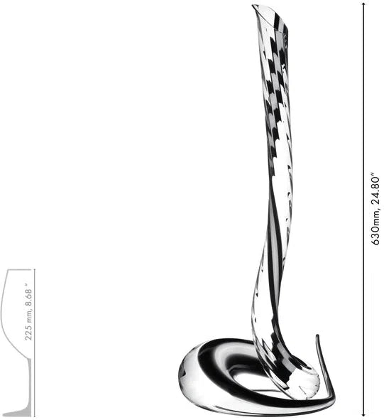 Riedel - White and Black Cobra Decanter - Limited Edition - 1950/25WB