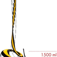 Riedel - Yellow and Black Cobra Decanter - Limited Edition - 1950/25YB