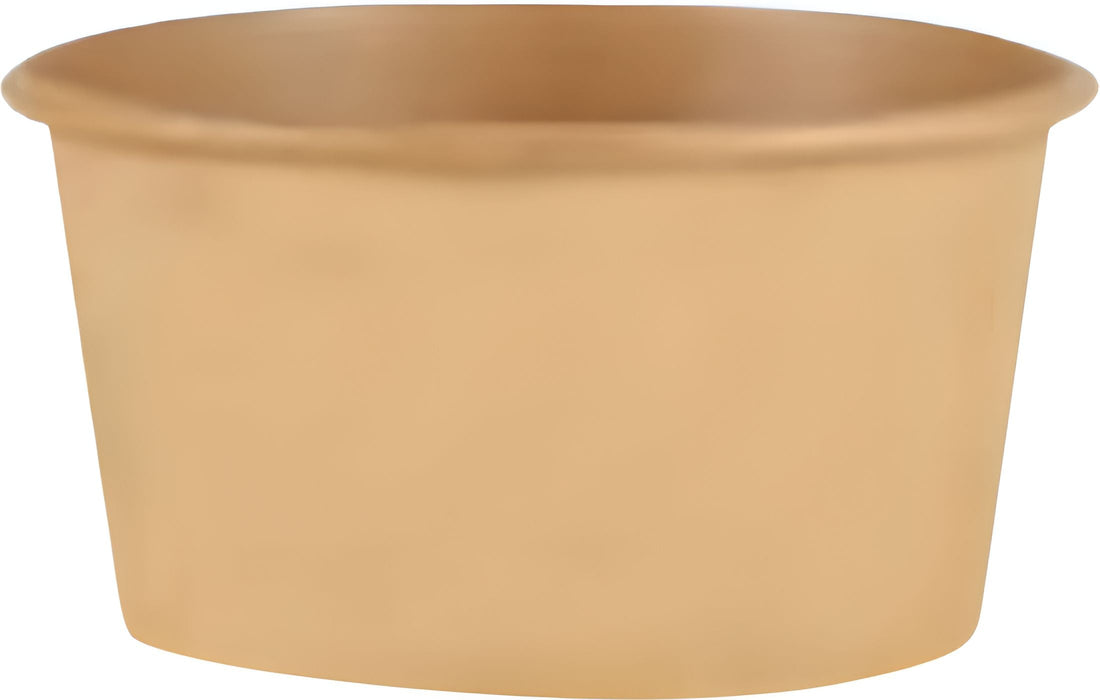 RiteEarth - 12 Oz Paper Food Container Kraft, 1600 Series, 500/cs - FC1612K