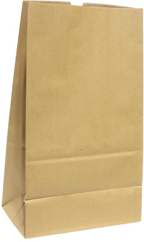RiteEarth - 1/8 Plain Paper Barrel Bag Kraft, 500/Bn - PB850K