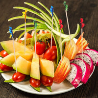 RiteEarth - 2.5" Paper Frill Wooden Pick. 1000/Bx - PF250