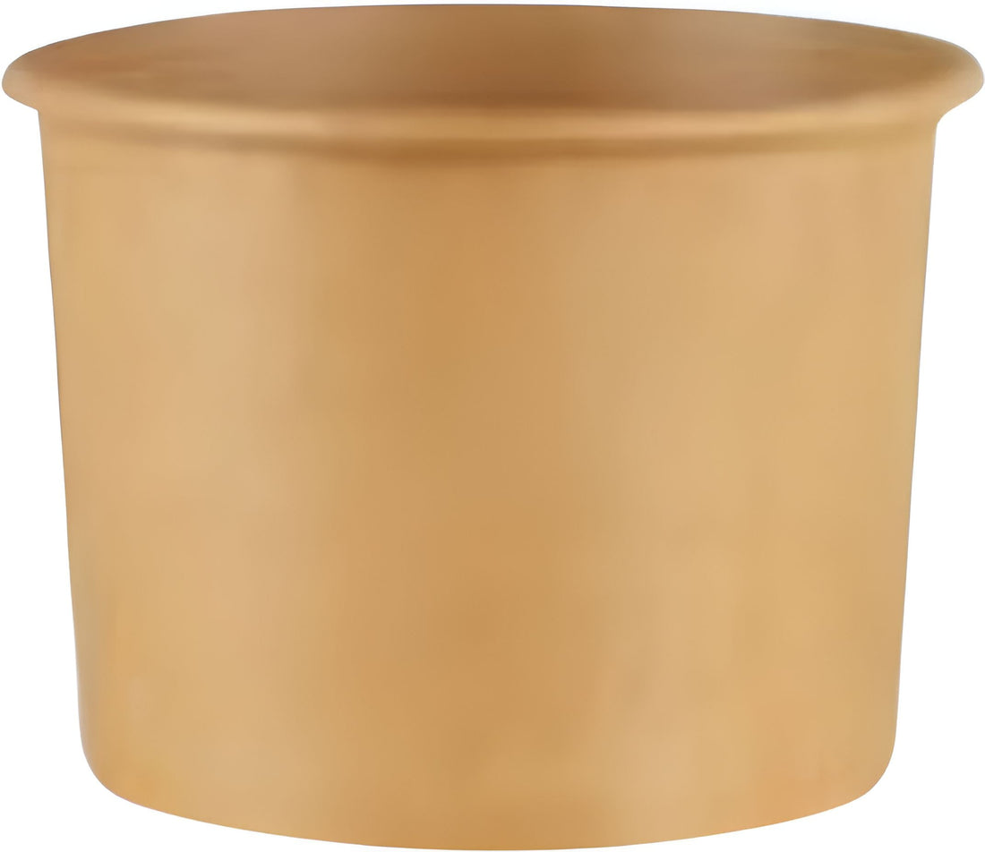 RiteEarth - 4 Oz Paper Food Container Kraft, 1000/cs - FC404K