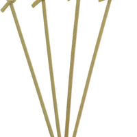 RiteEarth - 4.5" Bamboo Knot Pick, 100pcs/polybag with label, 10 bags/box - PB450