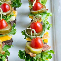 RiteEarth - 4.5" Bamboo Knot Pick, 100pcs/polybag with label, 10 bags/box - PB450