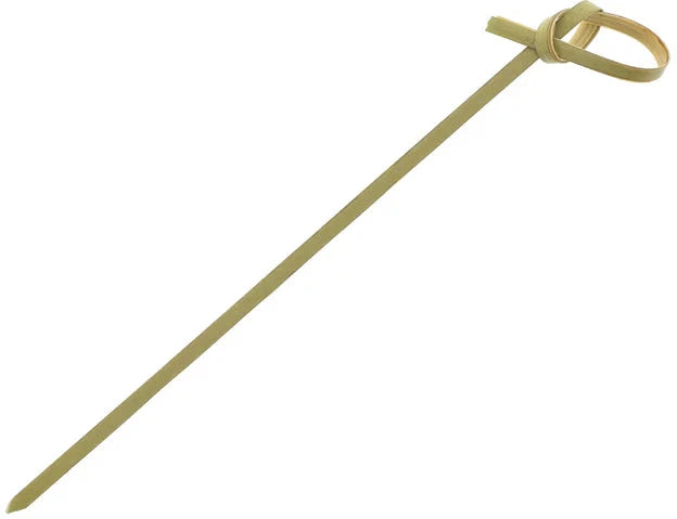 RiteEarth - 4.5" Bamboo Knot Pick, 100pcs/polybag with label, 10 bags/box - PB450
