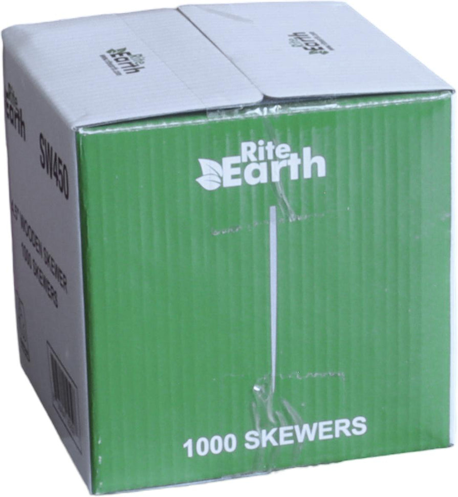 RiteEarth - 4.5" Wooden Skewer, 1000/Bx - SW450
