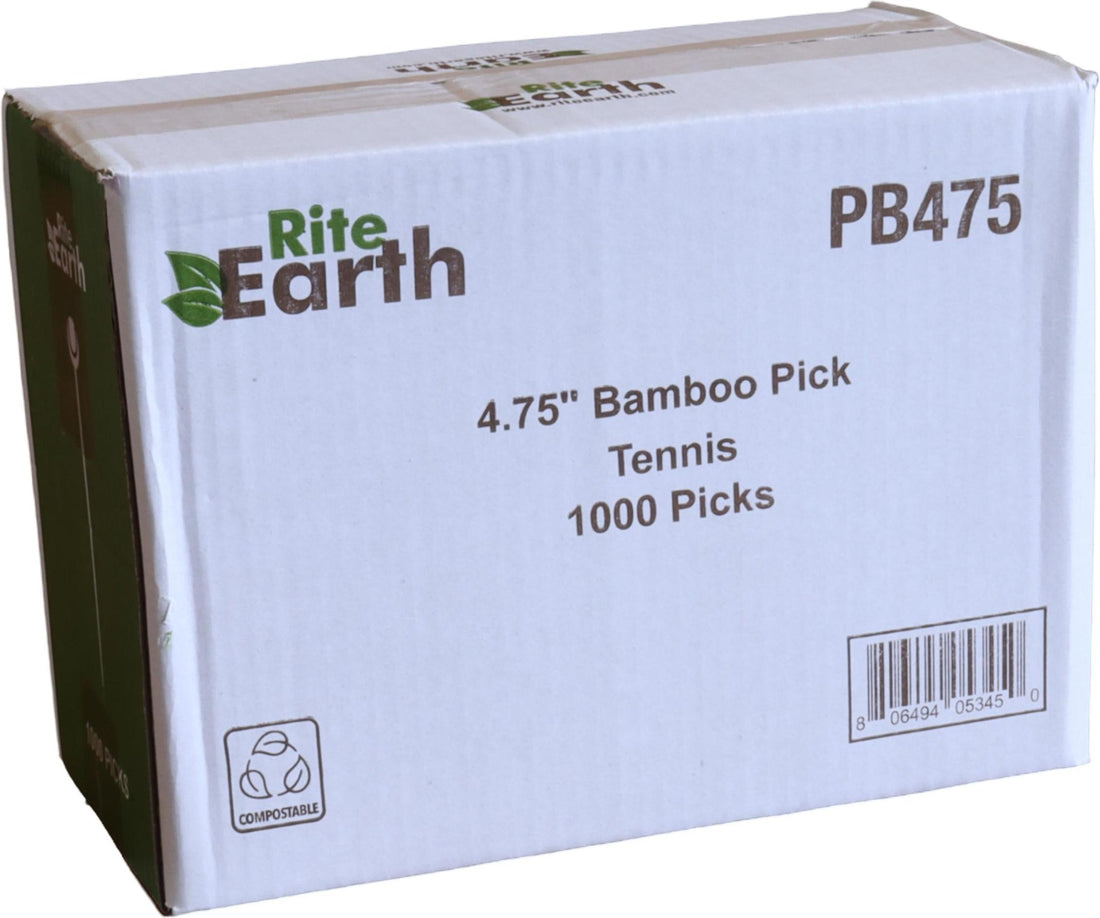 RiteEarth - 4.75" Bamboo Pick, 1000/Bx - PB475